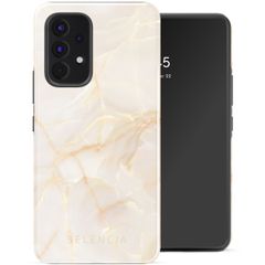 Selencia Vivid Backcover Samsung Galaxy A53 - Golden Beige Marble