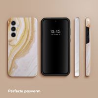 Selencia Vivid Backcover Samsung Galaxy A55 - Chic Marble Gold