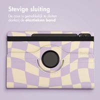 imoshion 360° Draaibare Design Bookcase Samsung Galaxy Tab S10 Plus / Tab S9 FE Plus / Tab S9 Plus - Dancing Cubes