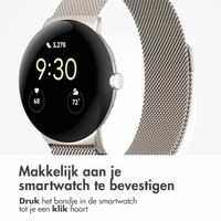 imoshion Milanees magnetisch bandje Google Pixel Watch 3 / 4 (45 mm) - Starlight