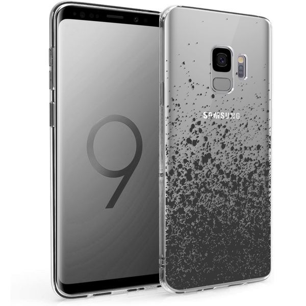 imoshion Design hoesje Samsung Galaxy S9 - Spetters - Zwart