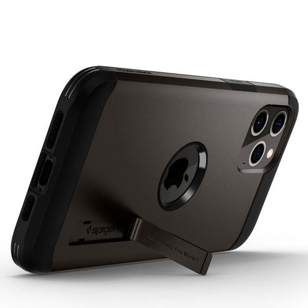 Spigen Tough Armor Backcover iPhone 12 (Pro) - Grijs