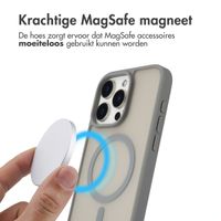 imoshion Color Guard Backcover met MagSafe iPhone 15 Pro Max - Grijs