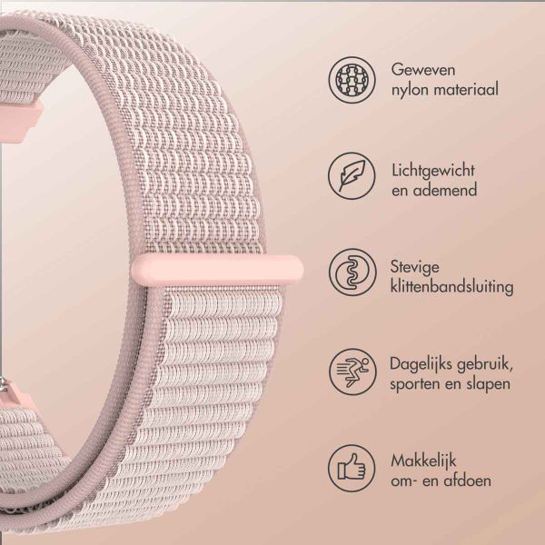 imoshion Nylon bandje klittenband - Universeel 20 mm aansluiting - Roze