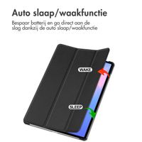 imoshion Trifold Bookcase Samsung Galaxy Tab S10 FE Plus - Zwart
