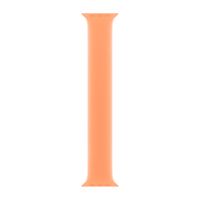 Apple Siliconen solobandje Apple Watch Series 1 - 9 / SE (38/40/41 mm) | Series 10 / 11 (42 mm) - Maat 5 - Orange Sorbet