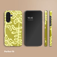 Selencia Vivid Back Cover Samsung Galaxy A37 (5G) - Chalky Bloom