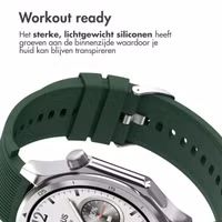 imoshion Siliconen bandje voor de OnePlus Watch 3 / 2 / 2R / Oppo Watch X2 / X - Donkergroen