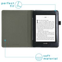 imoshion Vegan Leather Bookcase Amazon Kindle Paperwhite 4 - Zwart