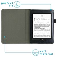 imoshion Vegan Leather Bookcase Amazon Kindle Paperwhite 4 (2018) - Zwart