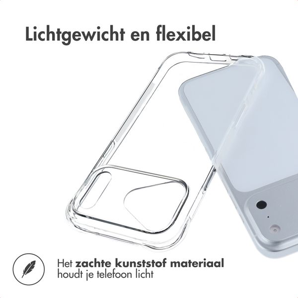 imoshion Shockproof Case Apple iPhone 18 Pro Max / 17 Pro Max - Transparant