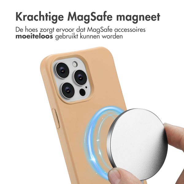 imoshion Color Backcover met afneembaar koord MagSafe Apple iPhone 15 Pro Max - Nude