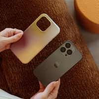 Selencia Vivid Backcover Samsung Galaxy A17 - Gradient Olive Dust