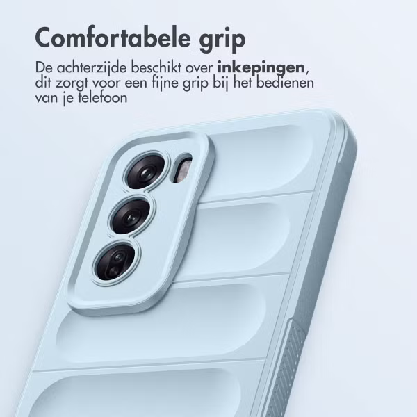 imoshion EasyGrip Backcover Oppo Reno 12 Pro - Lichtblauw
