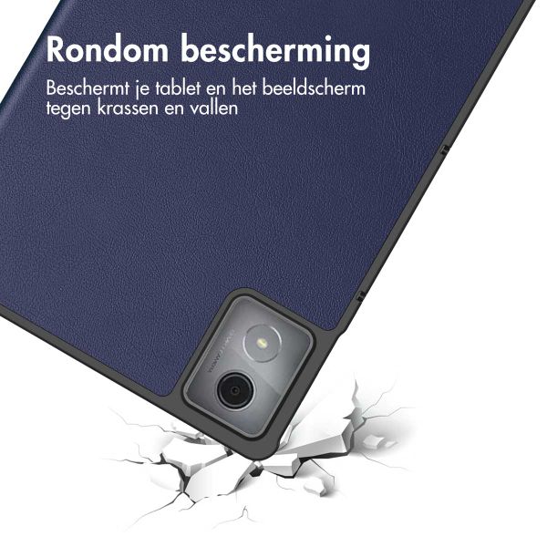 imoshion Trifold Bookcase Lenovo Tab K11 Plus - Donkerblauw