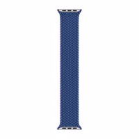 Apple Gevlochten solobandje Apple Watch Series 1 - 11 / SE / Ultra (44/45/46/49 mm) - Maat 4 - Atlantic Blue