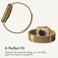 imoshion Milanese Magnetic Band Apple Watch | 44/45/46/49 mm - Gold