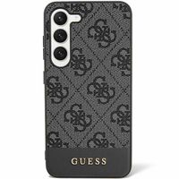 Guess Bottom Stripe 4G Backcover Samsung Galaxy S24 Plus - Zwart