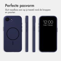 Accezz Grip Backcover met MagSafe Apple iPhone 17e / 16e - Donkerblauw