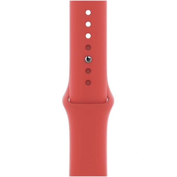 Apple Sport Band Apple Watch Series 1 t/m 10 / SE / Ultra (2) (44/45/46/49 mm) - Crimson Red