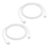 Apple USB-C naar Lightning kabel 2-pack - Refurbished - 1 meter - Wit