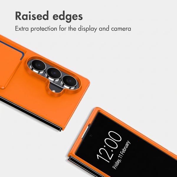 imoshion Back Cover with Card Holder Samsung Galaxy Z Fold 8 Ultra - Orange