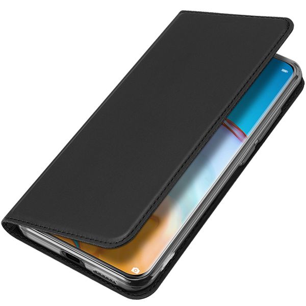 Dux Ducis Slim Softcase Bookcase Huawei P40 Pro - Zwart