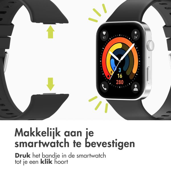 imoshion Siliconen bandje Huawei Watch Fit 3 - Zwart