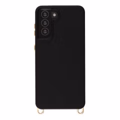 Selencia Rivièra MagSafe Backcover met afneembare haakjes Samsung Galaxy S21 - Velvet Black