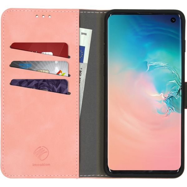 imoshion Uitneembare 2-in-1 Luxe Bookcase Samsung Galaxy S10 - Roze