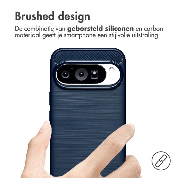 imoshion Brushed Backcover Google Pixel 10 Pro - Donkerblauw
