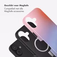 Selencia Vivid Backcover met MagSafe Apple iPhone 17 - Gradient Soft Blush
