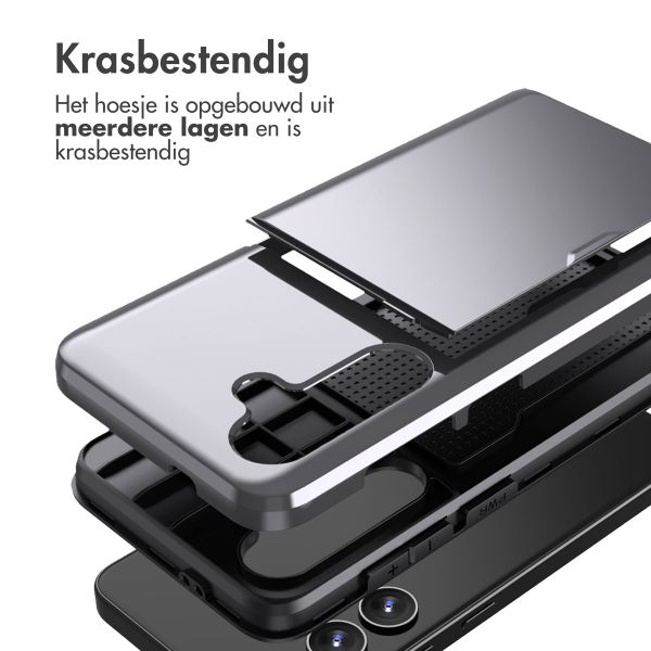 imoshion Backcover met pasjeshouder Samsung Galaxy S24 - Grijs