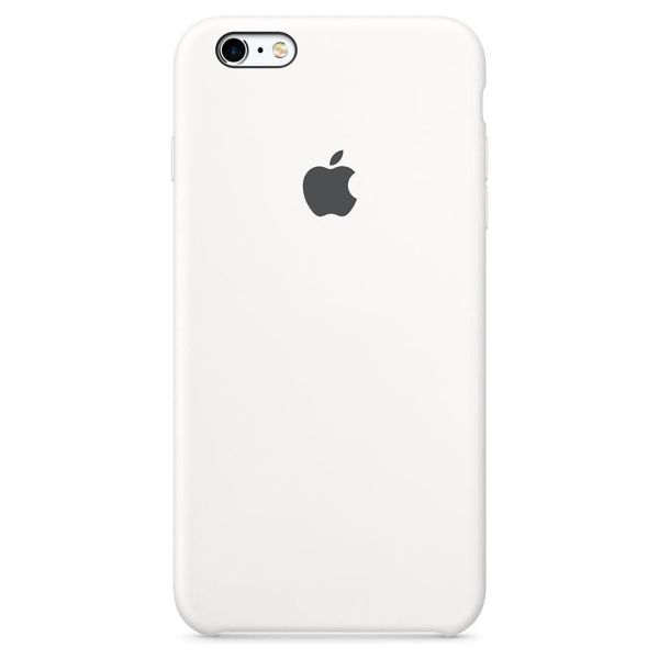 Apple Silicone Backcover Apple iPhone 6(s) Plus - White