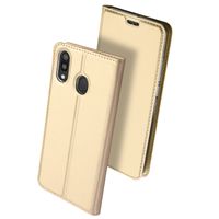 Dux Ducis Slim Softcase Bookcase Samsung Galaxy M20 Power - Goud