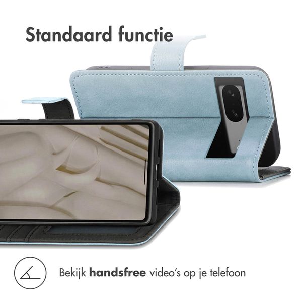 imoshion Luxe Bookcase Google Pixel 7a - Lichtblauw