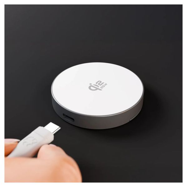 dbramante1928 Re-charge Wireless Magnetic Charger met Standaard 25W - Zilver