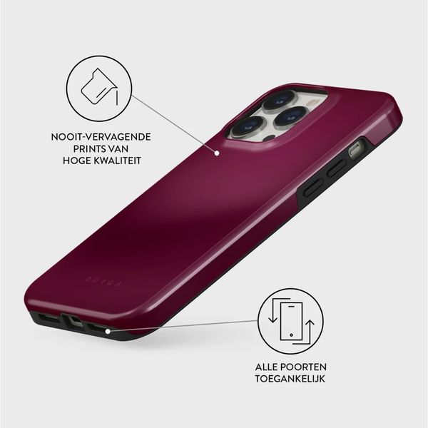 Burga Tough Backcover MagSafe Apple iPhone 14 Pro - Dark Cherry