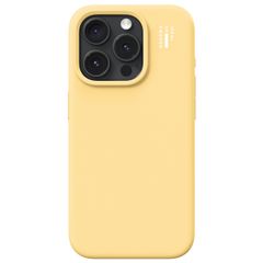 iDeal of Sweden Silicone Case met MagSafe Apple iPhone 15 Pro - Soft Lemon
