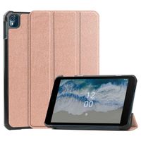 imoshion Trifold Bookcase Nokia T10 - Rosé Goud