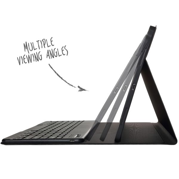Accezz Bluetooth Keyboard Book Case Apple iPad Pro 13 (2025) M5 / (2024) M4 - QWERTY / NL - Black