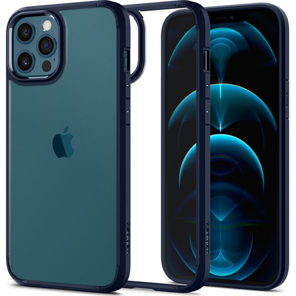 Spigen Ultra Hybrid Backcover iPhone 12 Pro Max - Donkerblauw