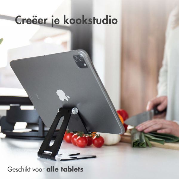 imoshion Aluminium telefoonhouder bureau - Verstelbaar - Universeel - Zwart