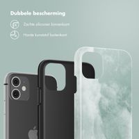 Selencia Vivid Backcover Apple iPhone 11 - Marble Grayed Jade