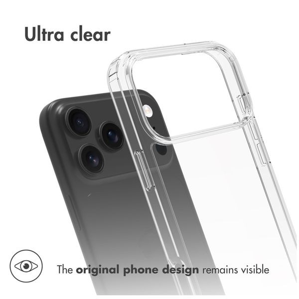 Accezz Xtreme Impact Back Cover Apple iPhone 17 Pro Max - Transparent