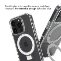 Accezz Ring Stand Backcover met MagSafe Apple iPhone 16 Pro Max - Transparant