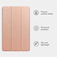 imoshion Trifold Book Case Apple iPad Pro 11 (2025) M5 / (2024) M4 - Rose Gold