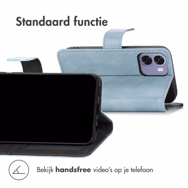 imoshion Luxe Bookcase Oppo A6x (4G/5G) - Lichtblauw