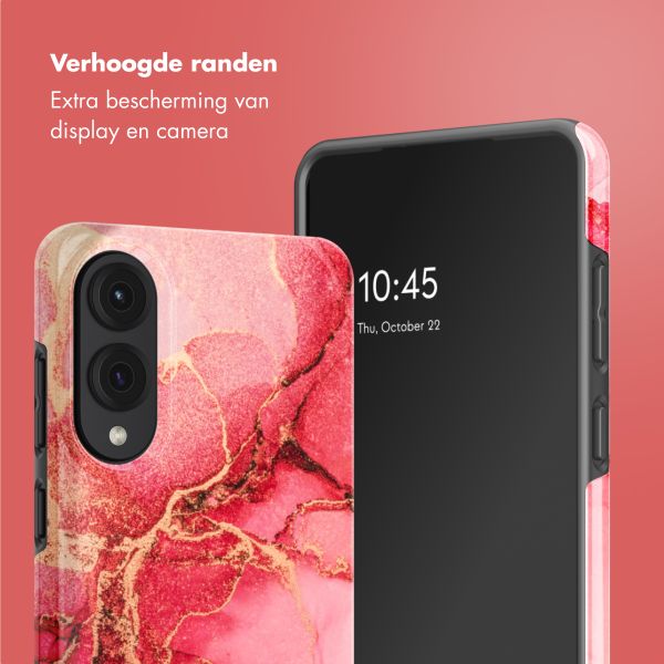 Selencia Vivid Backcover Samsung Galaxy S25 Edge - Rosy Marble