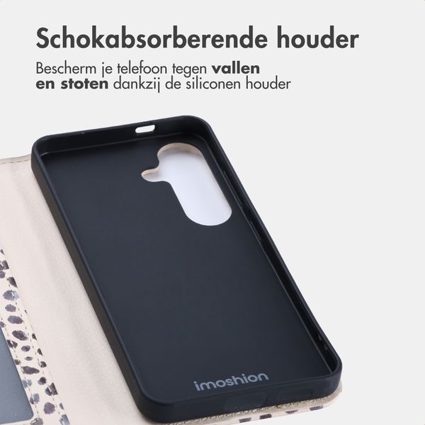 imoshion Design Bookcase Samsung Galaxy S25 - Black And White Dots